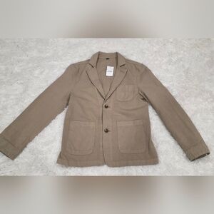 J. Crew -Crewcuts- Ludlow Boys 2 Button Blazer In Khaki. Size 14. NWT